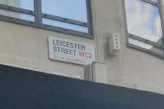 Modern day Leicester Street, London
